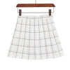 Mini Plaid Pleated High Waist Skirt A- Line Skirt