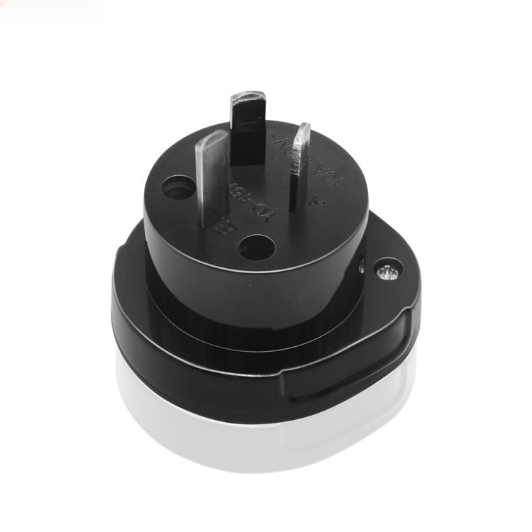 US/UK to AU Power Adapter – Multi-Function Travel Socket (Black & White)