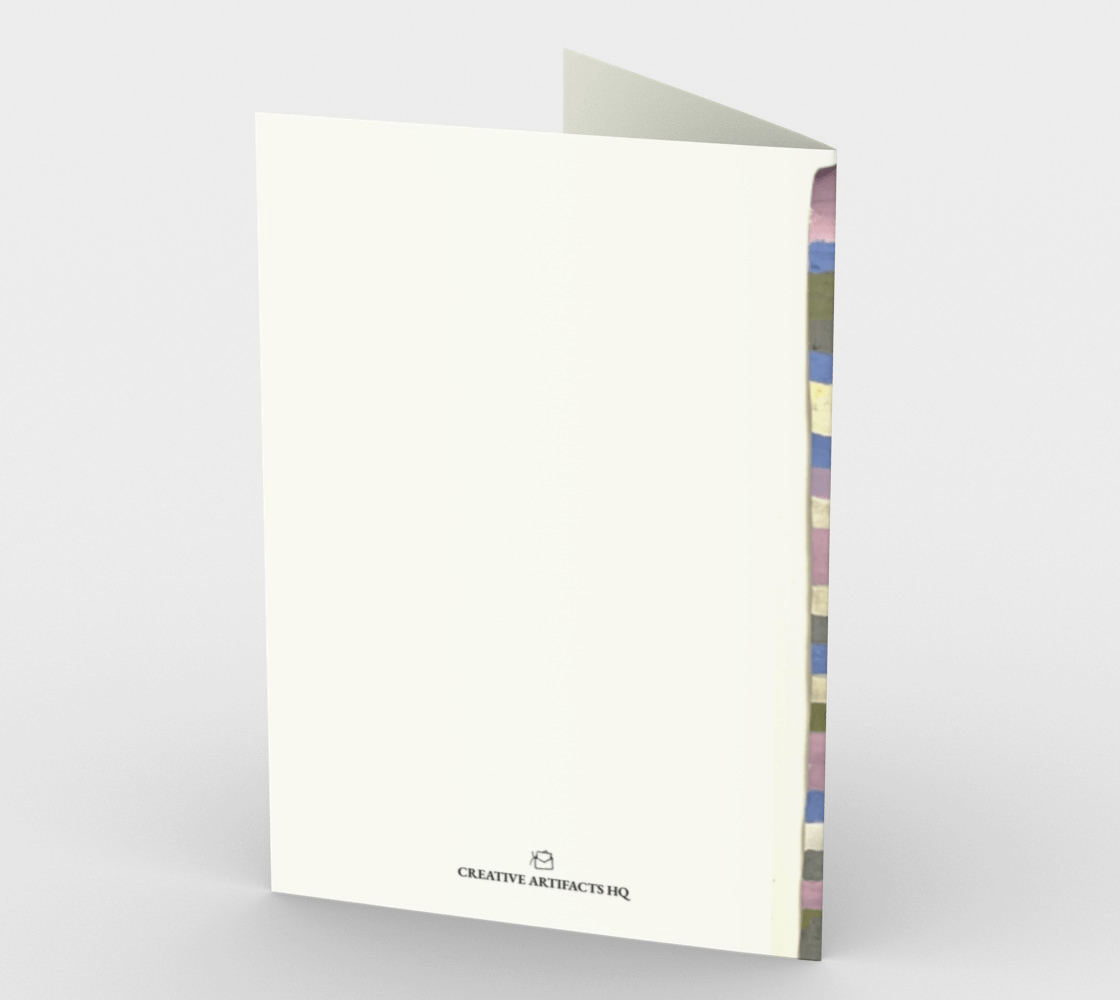 Set of 3 Blank Greeting Cards | 5 x 7 | Paint Pattern
