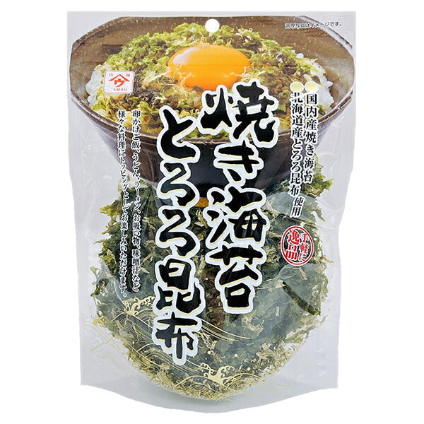 魚の屋 焼き海苔 とろろ昆布 12g×10袋入【日本出荷】