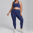 Plus Size Women Sports Workout Gym - Sleeveless Crop and Pant
