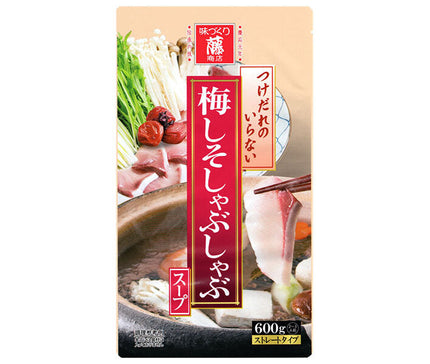 藤商店 梅しそしゃぶしゃぶスープ 600g×10袋入