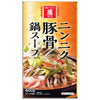 Fuji Shoten Garlic Pork Bone Hot Pot Soup 600g x 10 bags [Shipped in Japan]