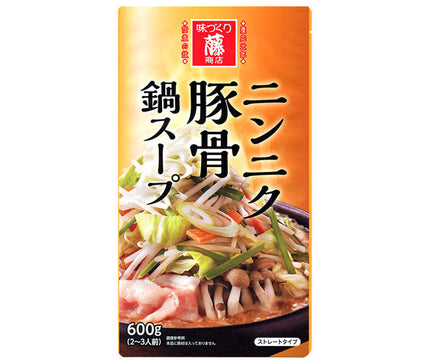 Fuji Shoten Garlic Pork Bone Hot Pot Soup 600g x 10 bags 