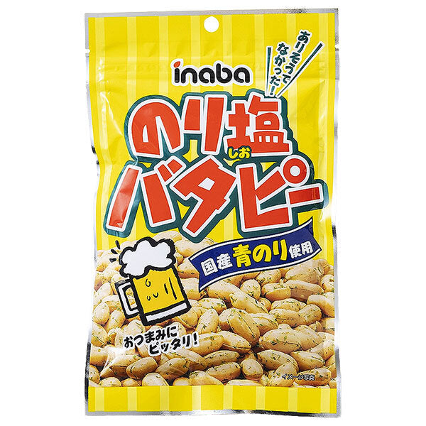 Inaba Peanut Nori Salt Butter Pea 80g x 12 bags [shipped in Japan]