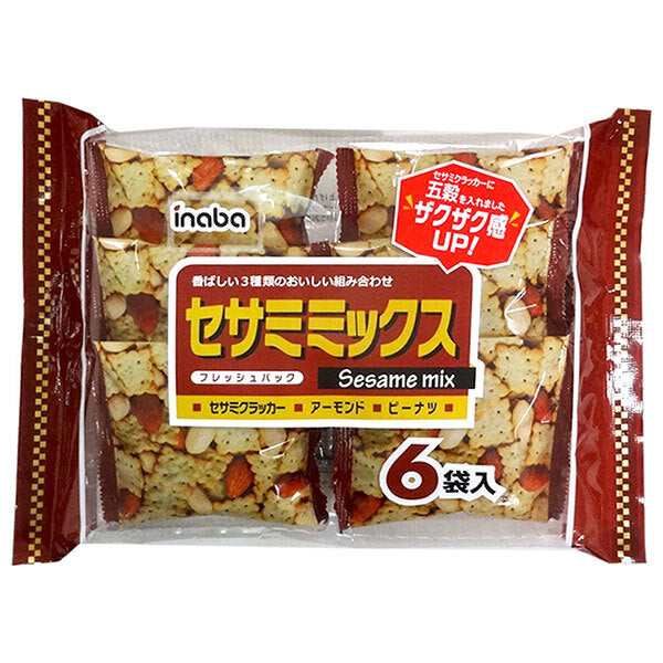 Inaba Peanut Sesame Mix 6 bags x 12 bags [shipped in Japan]