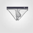 Underwear Men's Briefs Transparent Ice Silk Sexy Full Transparent Trendy Men's Personality Narrow Crotch Low Waist New