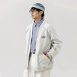 Retro Solid Color Cotton Athletics Sports Cardigan  For Men