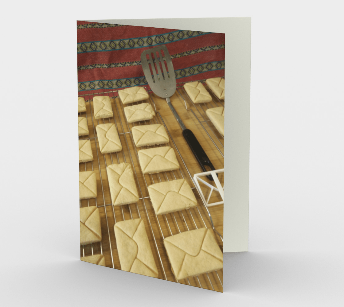 Set of 3 Blank Greeting Cards | 5 x 7 | Baked Envelopes