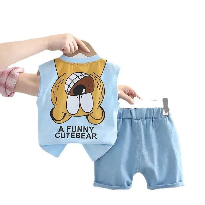 Children's Clothing Boys Vest Suit Summer Casual Two piece for boys