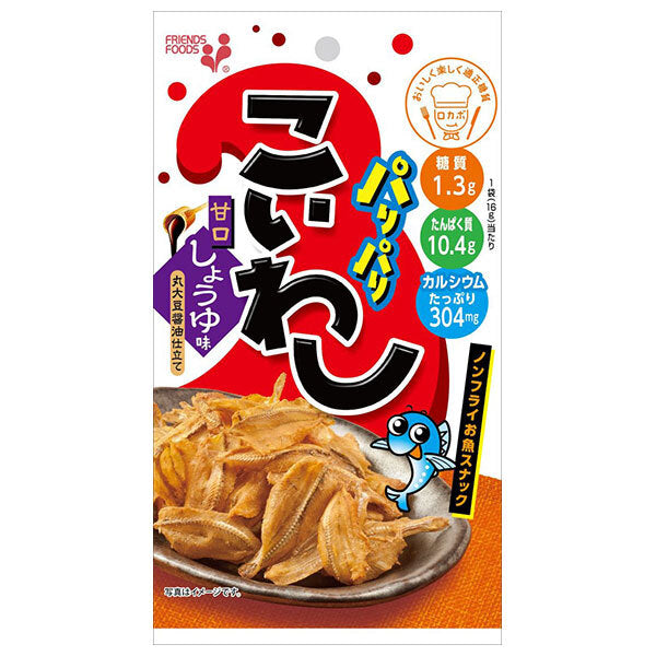 Inoue Foods Saveur de sauce soja sucrée croustillante Koiwashi 14 g x 10 sachets 
