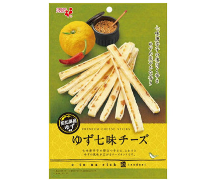 [11/25~ 10% off all products!!] Inoue Foods o to na rich Irodori Yuzu Shichimi Cheese 43g x 10 bags