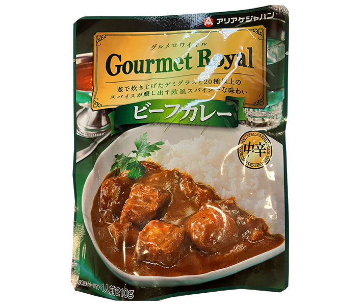 Ariake Japan Gourmet Royal curry de bœuf 210g x 50 pièces 