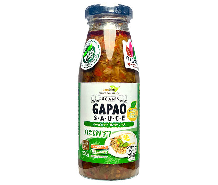 Nishiki Lamber Organic Gapao Sauce 200g bottle x 12 bottles [shipped in Japan]