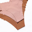 Women's Seamless Ice Silk Briefs with V-Waistband for Everyday Comfort