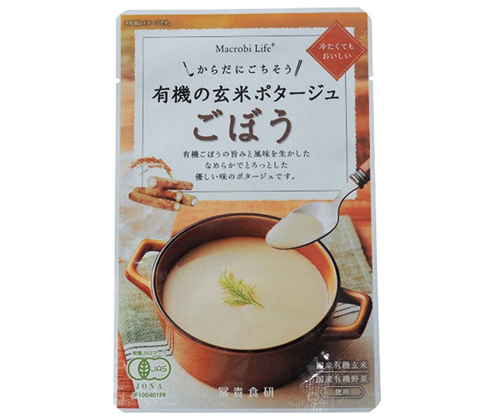 Tomiki Organic Brown Rice Potage Burdock 135g x 32 bags [Shipped in Japan]