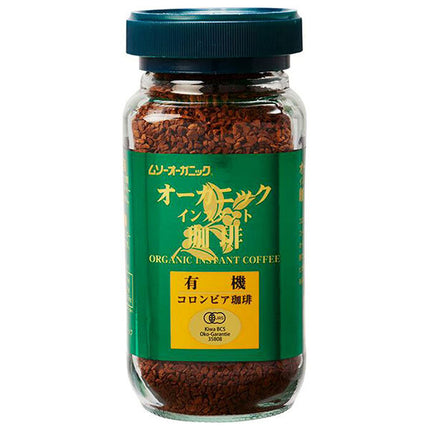 Muso & Co., Ltd. Organic Instant Coffee, 100g Jar x 12 [Ships from Japan]
