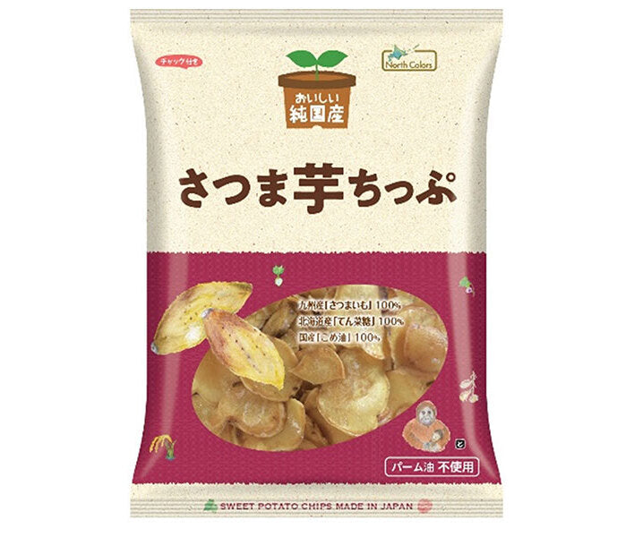 North Colors Pure Japanese Sweet Potato Chips 115g x 16 bags 