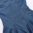 Fashion Tube Top Denim short mini Dress for Club