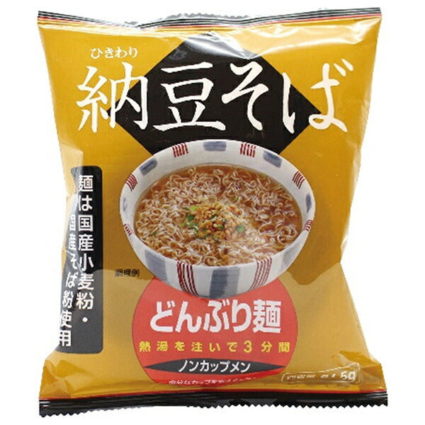 Toei Donburi Noodles Natto Soba 81.5g x 24 bags [shipped in Japan]