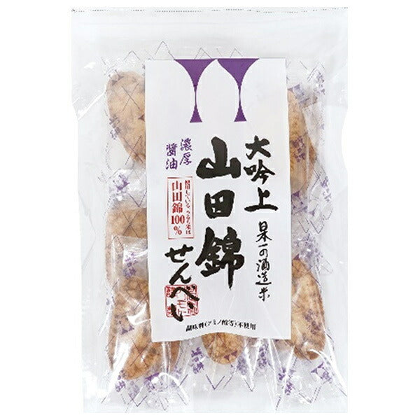 アリモト 山田錦せんべい 袋入 醤油 25枚×12袋入【日本出荷】