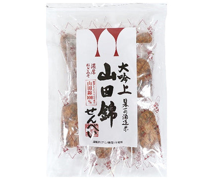 Arimoto Yamada Nishiki rice crackers in a bag with green onion miso, 25 pieces x 12 bags 