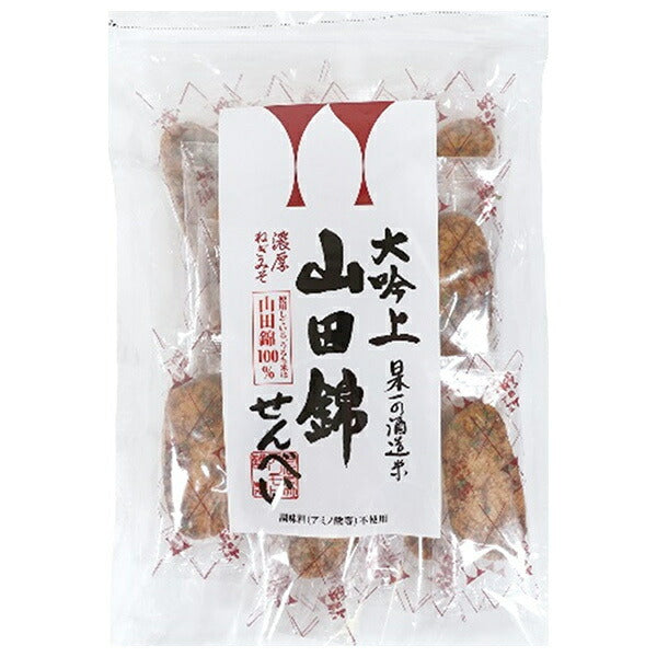 アリモト 山田錦せんべい 袋入 ねぎみそ 25枚×12袋入【日本出荷】