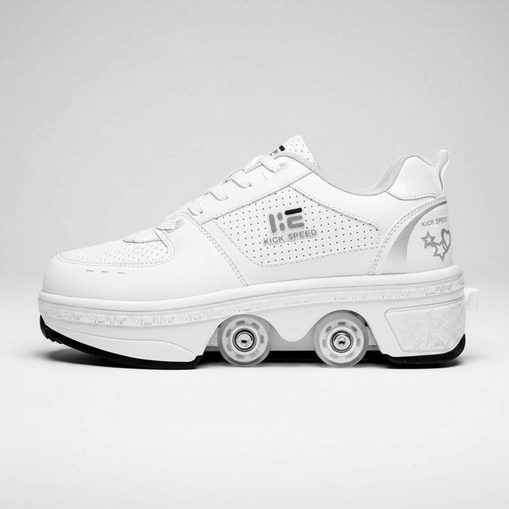 4-Wheel Heelys Skate Shoes – Retractable Roller Sneakers for Kids & Adults (EUR 33–42)