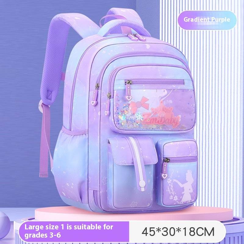 Children’s Cartoon School Bag – Load-Reducing Backpack
