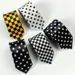 Men's Narrow Plaid Tie – Slim Arrow Polyester Necktie for Business & Formal Wear | Canada & USA