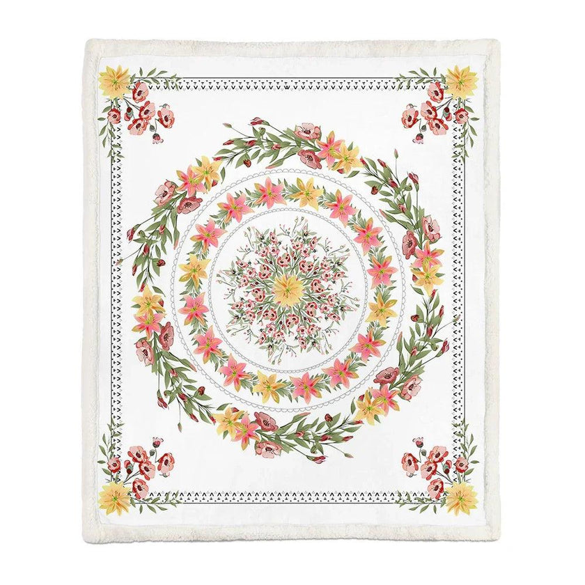 Flannel Blanket Air Conditioning Blanket Napping Blanket