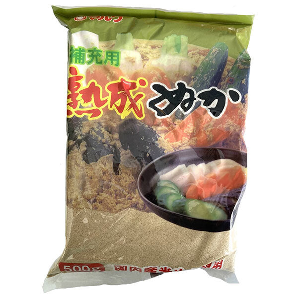 [11/25~ 10% off all products!!] Maruwa Foods Low-pesticide Matured Supplement Rice Bran 500g x 10 bags 