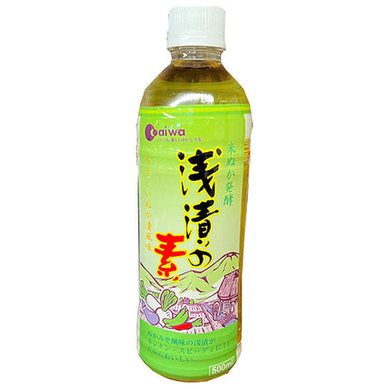 Maruwa Foods Asazuke Base 500ml PET Bottle x 20