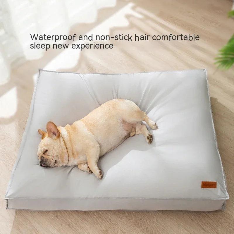 Waterproof Dog Bed for Small, Medium and Large Pets, Washable Dog and Cat Sleeping Mat