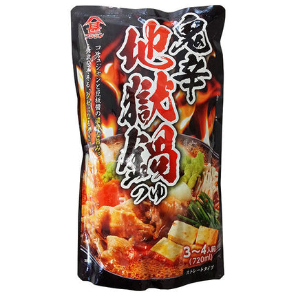 [12/25 ~ 5% de réduction sur tous les produits !!] Sauce soja Fuji Jin Oni épicé Jigoku Nabe Tsuyu Straight 720 ml x 12 sachets