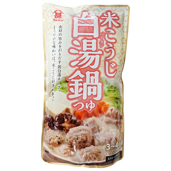 Fujijin Soy Sauce Rice Koji Hot Pot Soup Straight 720ml x 12 bags [Shipped in Japan]