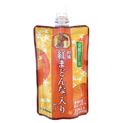 JA Ehime Chuo Ehime Fruit Citrus Jelly with Beni Madan 150g x 24 pieces 
