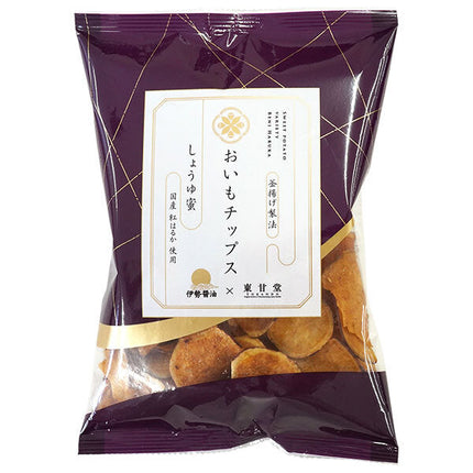 東甘堂 おいもチップス 伊勢醤油蜜 100g×24袋入【日本出荷】