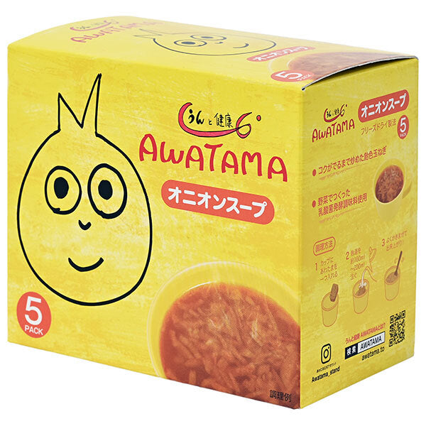 Cosmos Foods AWATAMA Onion Soup 5 servings 54.5g x 4 pieces 