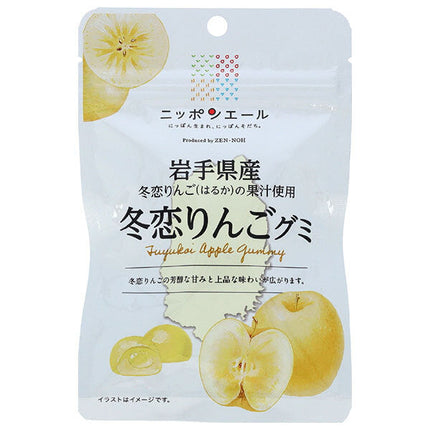 JA全農 ニッポンエール 岩手県産冬恋りんご グミ 40g×10袋入