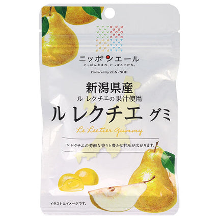 JA全農 ニッポンエール 新潟県産ルレクチェ グミ 40g×10袋入