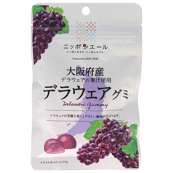 JA Zennoh Nippon Ale Delaware Gummy from Osaka 40g x 10 bags [Shipped in Japan]