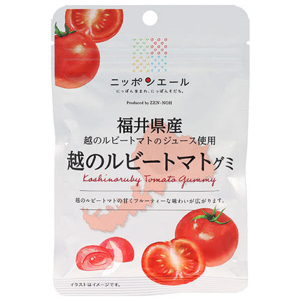 JA全農 ニッポンエール 福井県産越のルビートマト グミ 40g×10袋入