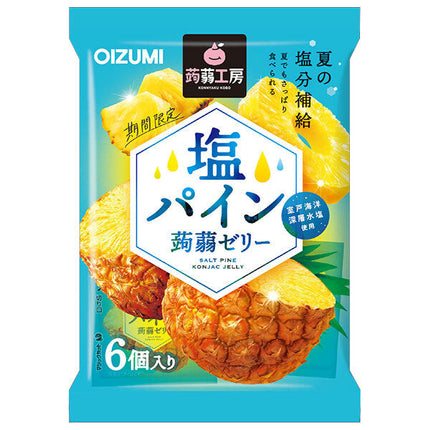 Oizumi Shimonita Konnyaku Kobo Salt Pine Konnyaku Jelly 6 pieces x 16 bags [shipped in Japan]