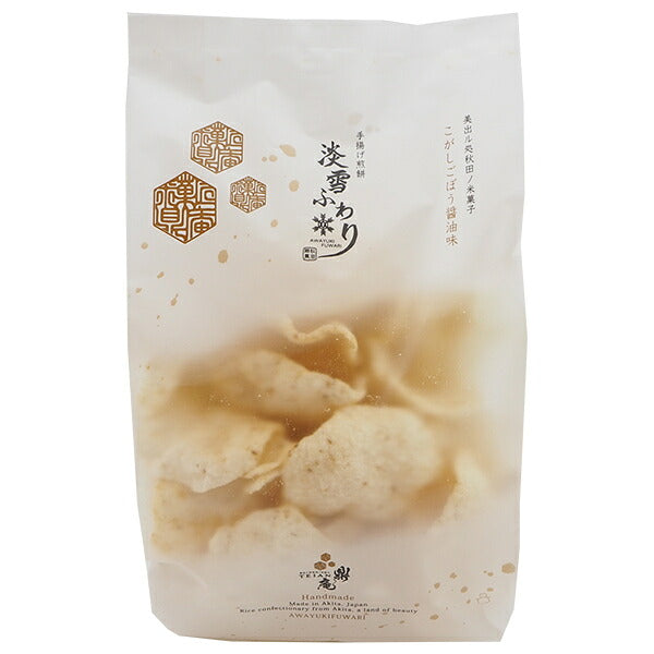 Kanaeya Awayuki Fuwari Saveur de sauce soja à la bardane brûlée, 70 g x 14 sachets 