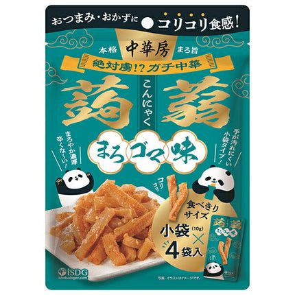 Ishoku Dogen Chukabou Korikori Konnyaku Maro Sesame Flavor 40g (10g x 4) x 8 pieces [Shipped in Japan]