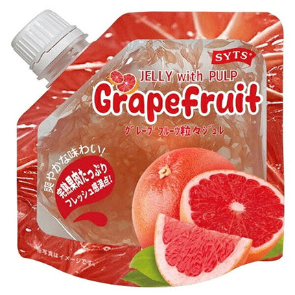 Sanyo Tsusho Grapefruit Pulp Jelly Drink Pouches, 150g x 24 [Ships from Japan]