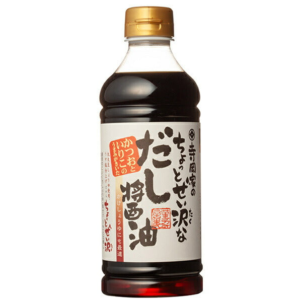 Teraoka Organic Brewing Teraoka Family's Chotto Zeizawa Nadashi Soy Sauce 500ml PET bottles x 12 bottles [Shipped in Japan]