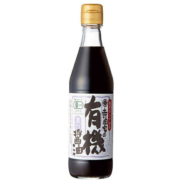 Teraoka Organic Brewing Teraoka Family Organic Soy Sauce Dark 300ml bottle x 10 bottles [Shipped in Japan]