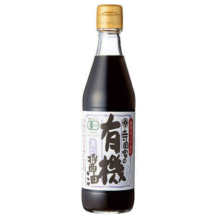 Teraoka Organic Brewing Teraoka Family Organic Soy Sauce Dark 300ml bottle x 10 bottles [Shipped in Japan]